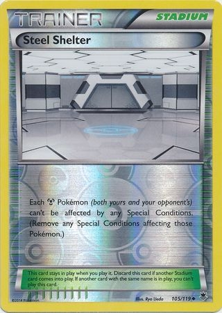 Steel Shelter - 105/119 - Uncommon Reverse Holo