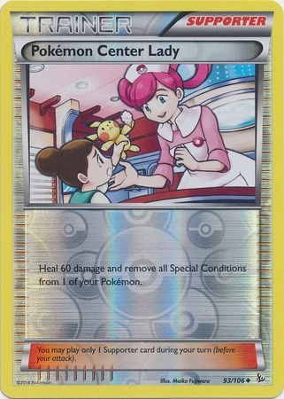 Pokemon Center Lady - 93/106 - Uncommon Reverse Holo