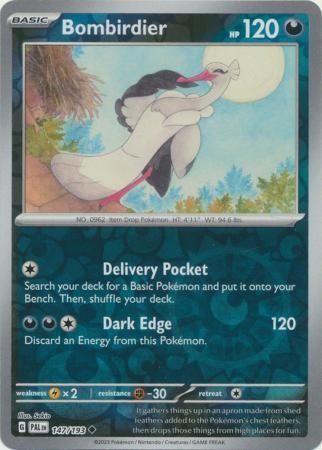 Bombirdier - 147/193 - Uncommon Reverse Holo