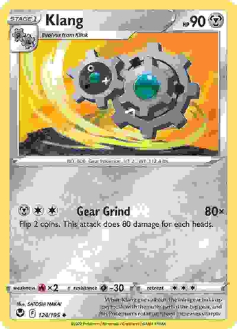 Klang - 124/195 - Uncommon Reverse Holo