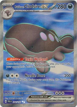 Paldean Clodsire ex - 244/193 - Full Art Secret Rare