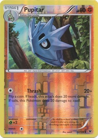 Pupitar - 42/124 - Uncommon Reverse Holo