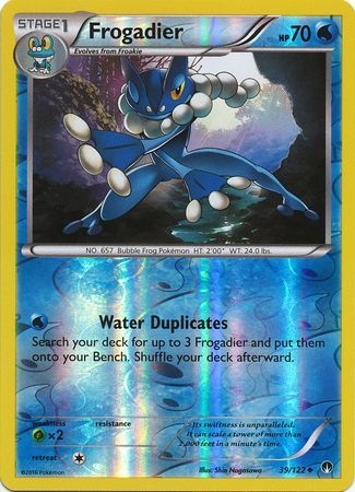 Frogadier - 39/122 - Uncommon Reverse Holo