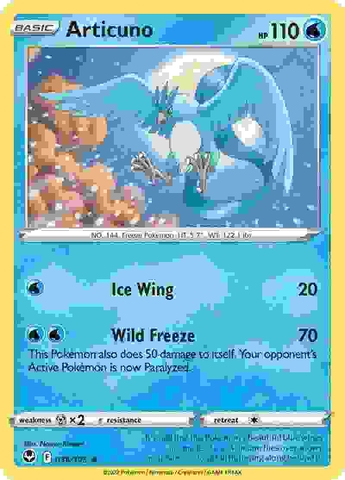 Articuno - 036/195 - Holo Rare Reverse Holo