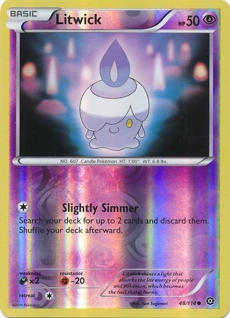 Litwick - 48/114 - Common Reverse Holo
