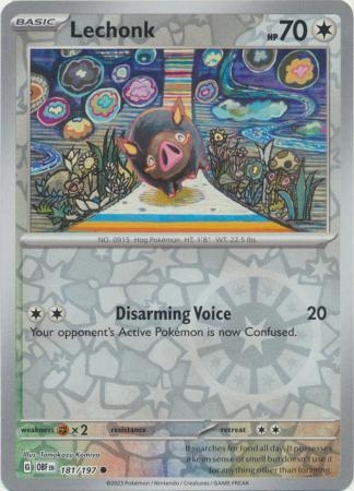 Lechonk - 181/197 - Common Reverse Holo