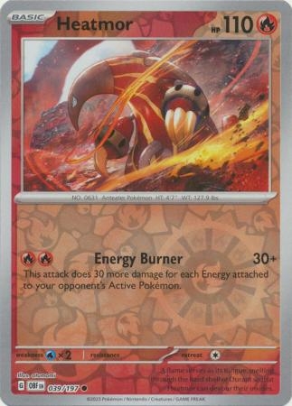 Heatmor - 039/197 - Common Reverse Holo