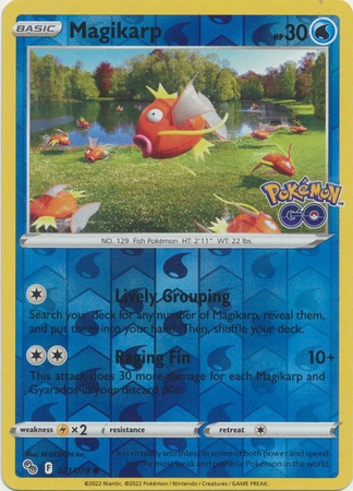 Magikarp - 021/078 - Common Reverse Holo