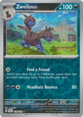 Zweilous - 139/193 - Uncommon Reverse Holo
