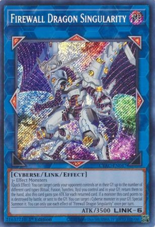 Firewall Dragon Singularity - CYAC-EN047 - Secret Rare 1st Edition