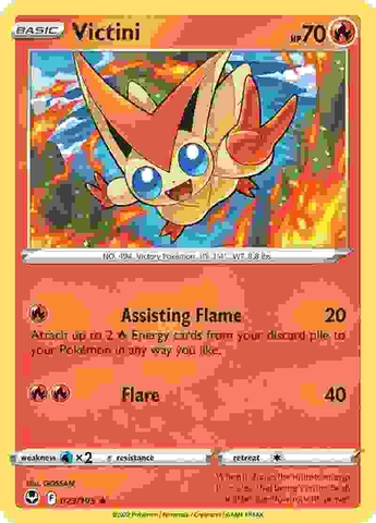 Victini - 023/195 - Rare Reverse Holo