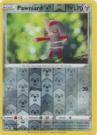 Pawniard - 092/159 - Common Reverse Holo