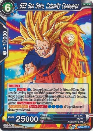 SS3 Son Goku, Calamity Conqueror - BT14-035 - Rare