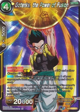 Gotenks, the Power of Fusion - BT10-112 - Rare Foil