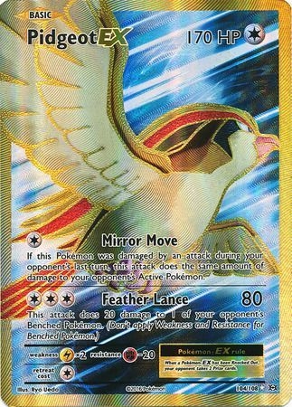 Pidgeot EX - 104/108 - Full Art Ultra Rare