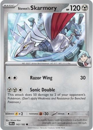 Steven's Skarmory - 142/182 - Common