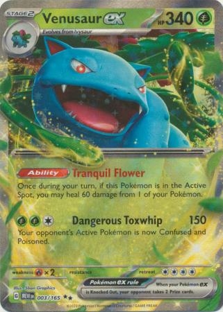 Venusaur ex - 003/165 - Ultra Rare