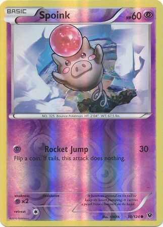 Spoink - 30/124 - Common Reverse Holo