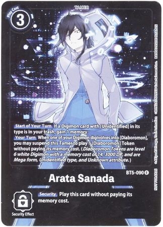 Arata Sanada (Box Topper) - BT5-090 - Rare