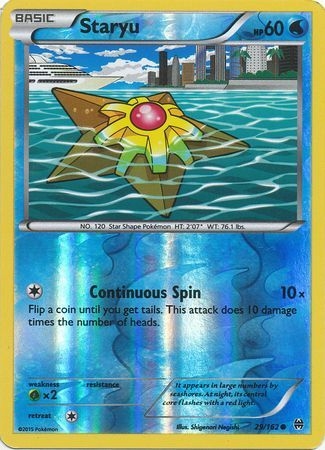 Staryu - 29/162 - Common Reverse Holo