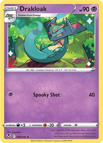 Drakloak - 088/195 - Uncommon Reverse Holo