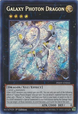 Galaxy Photon Dragon - PHHY-EN044 - Secret Rare 1st Edition