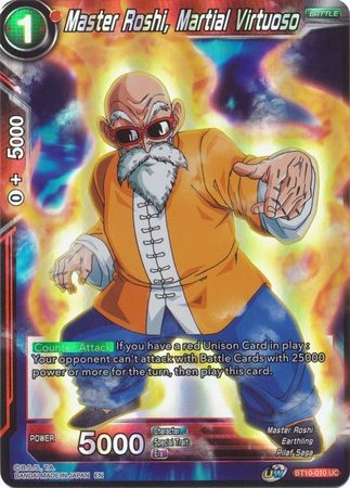 Master Roshi, Martial Virtuoso - BT10-010 - Uncommon Foil