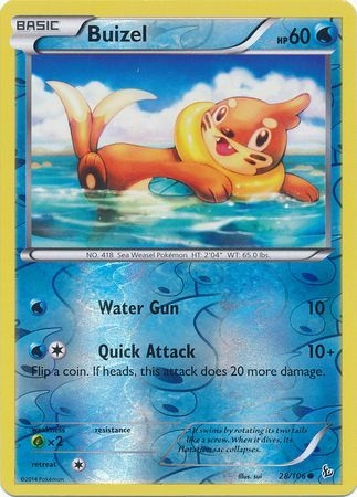 Buizel - 28/106 - Common Reverse Holo