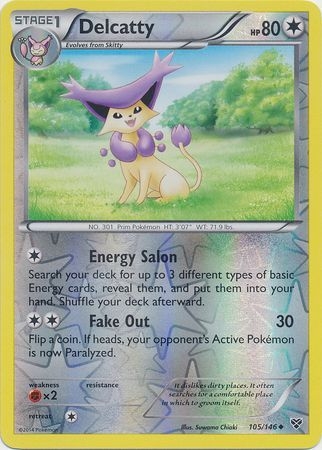 Delcatty - 105/146 - Uncommon Reverse Holo