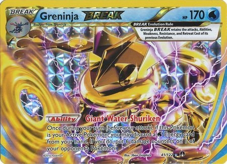 Greninja Break - 41/122 - Break Rare