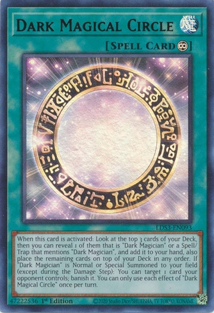 Dark Magical Circle (Red) - LDS3-EN093 - Ultra Rare 1st Edition