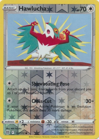 Hawlucha - 127/172 - Common Reverse Holo