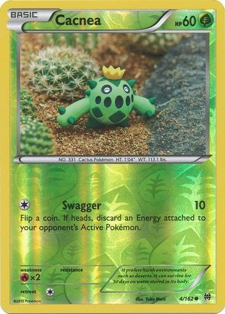 Cacnea - 4/162 - Common Reverse Holo