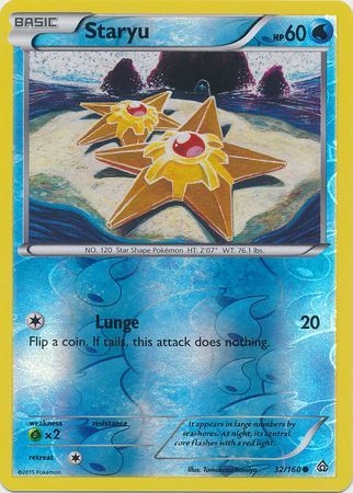 Staryu - 32/160 - Common - Reverse Holo