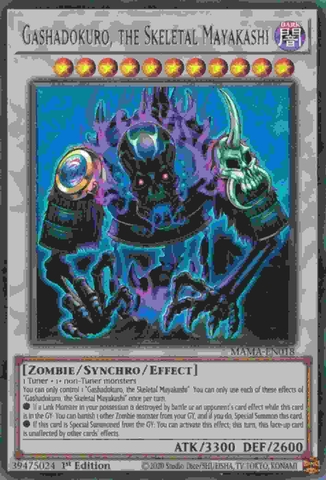 Gashadokuro, the Skeletal Mayakashi - MAMA-EN018 - Ultra Rare 1st Edition