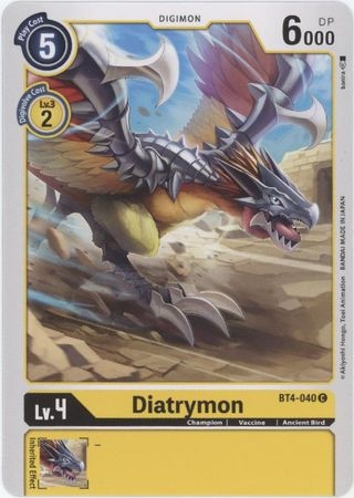 Diatrymon - BT4-040 - Common