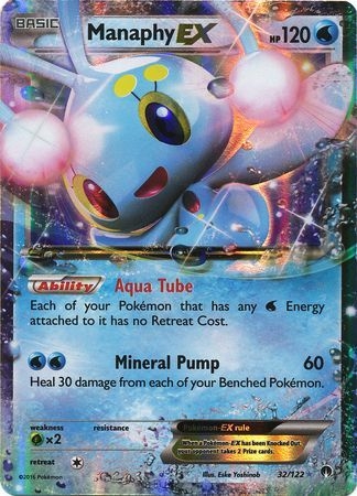 Manaphy EX - 32/122 - Ultra Rare