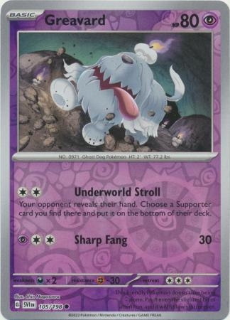 Greavard - 105/198 - Common Reverse Holo