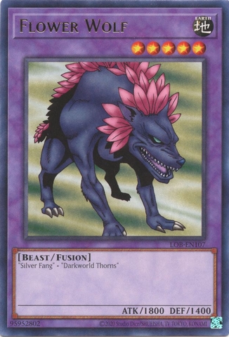 Flower Wolf - LOB-EN107 - Rare Unlimited (25th Reprint)