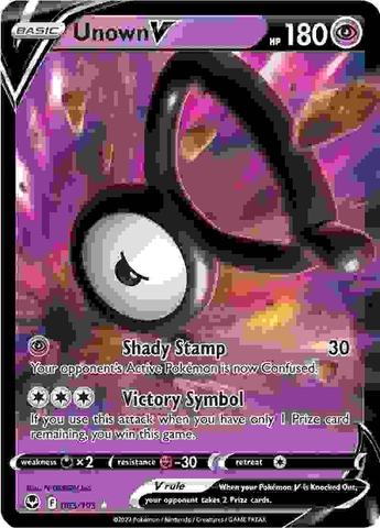 Unown V - 065/195 - Ultra Rare