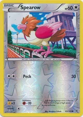 Spearow - 65/108 - Common Reverse Holo