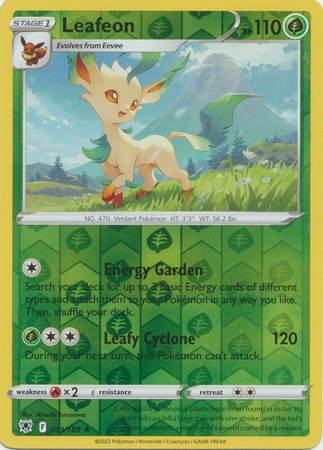 Leafeon - 013/189 - Rare Reverse Holo