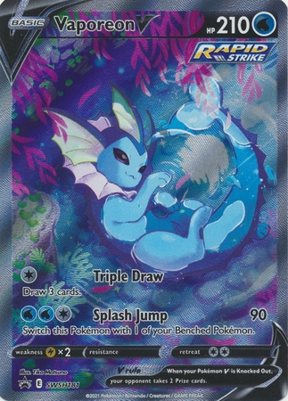 Vaporeon V - SWSH181 - Alternate Art Promo