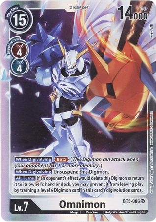 Omnimon - BT5-086 - Super Rare