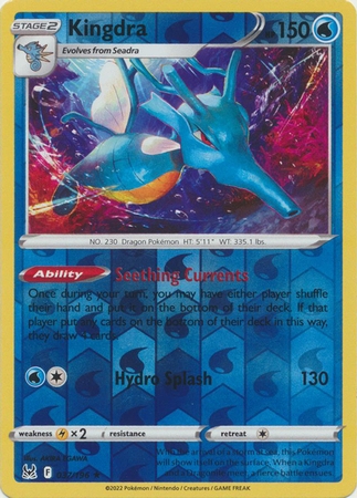 Kingdra - 037/196 - Holo Rare Reverse Holo