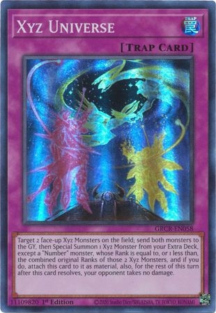 Xyz Universe - GRCR-EN058 - Super Rare 1st Edition