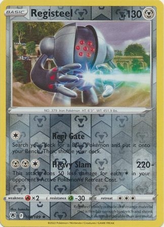 Registeel - 108/189 - Rare Reverse Holo