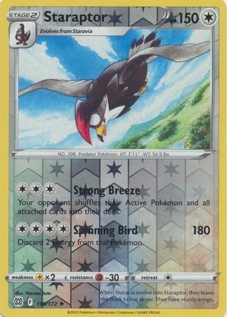 Staraptor - 119/172 - Rare Reverse Holo