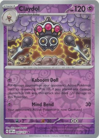 Claydol - 095/197 - Holo Rare Reverse Holo