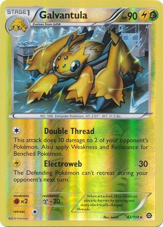 Galvantula - 42/114 - Rare Reverse Holo